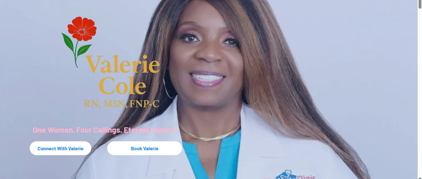 Valerie Cole 360 - Lifestyle brand Shopify store with e-commerce integration